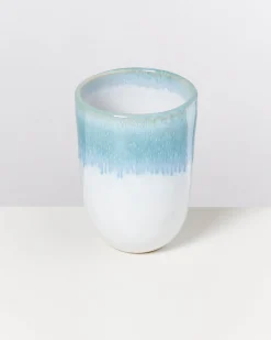Alcachofra Becher groß grünblau 4er-Set