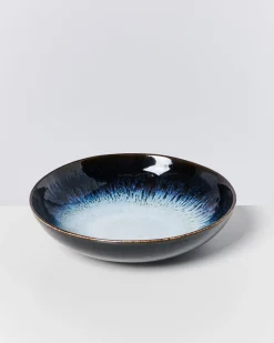 Alcachofra Geschirr-Set schwarzblau 24-teilig
