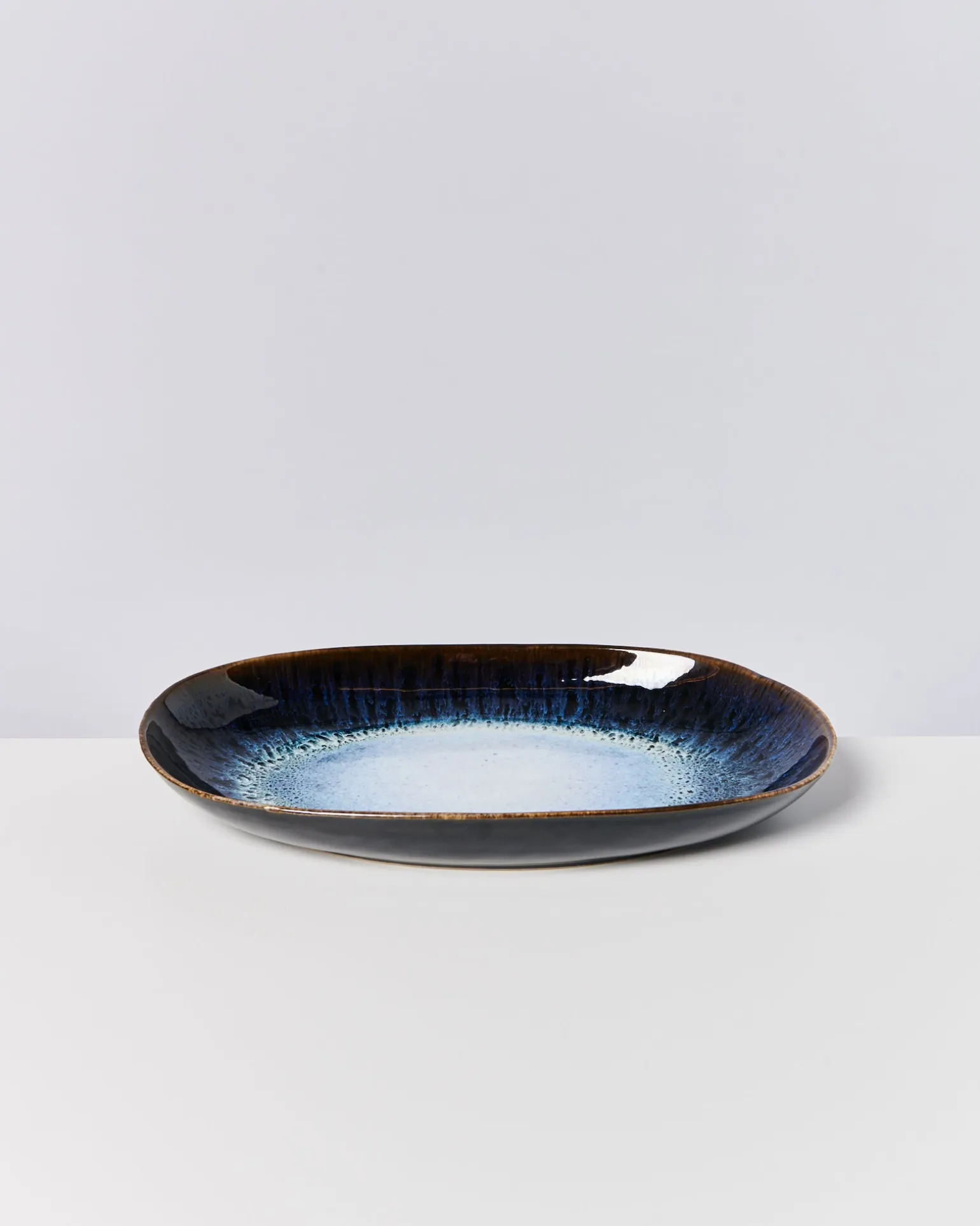 Alcachofra Servierplatte L schwarzblau