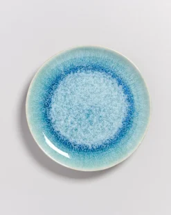 Alcachofra Teller klein grünblau