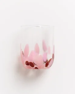 Alegria Glas groß bernstein rosa