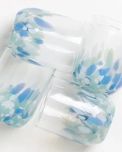 Alegria Glas groß blau 4er-Set
