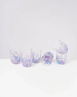 Alegria Glas groß lila blau