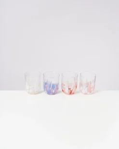Alegria Glas groß lila blau