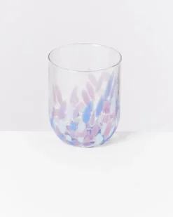 Alegria Glas groß lila blau 4er-Set