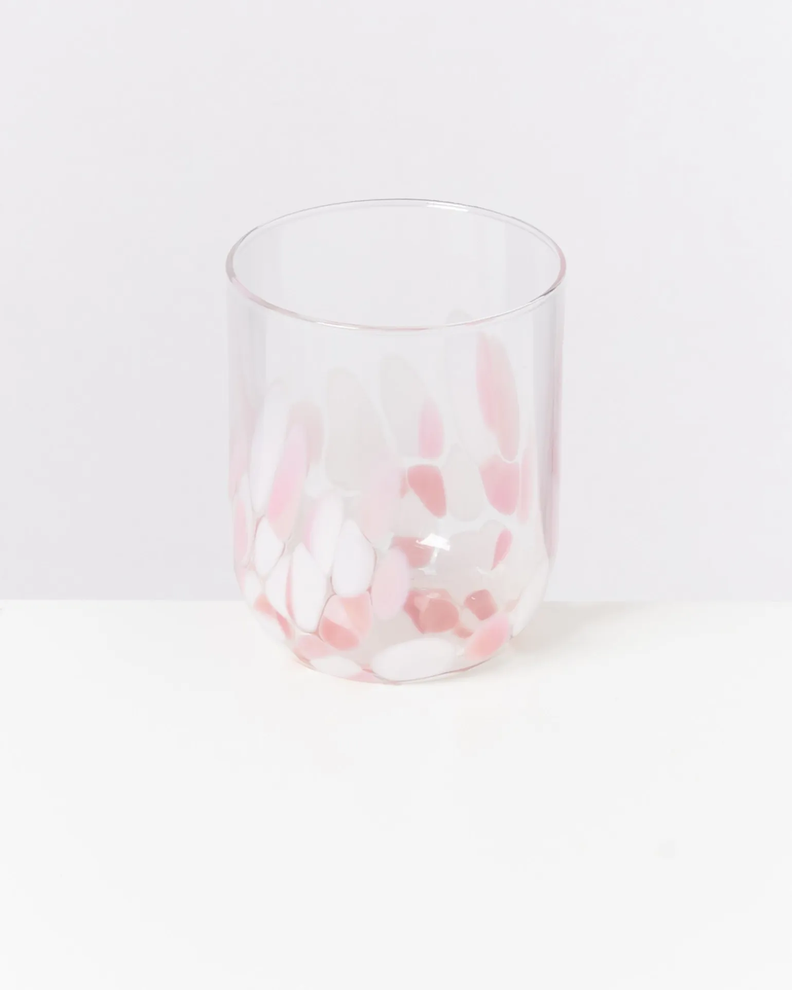 Alegria Glas groß rosé weiß