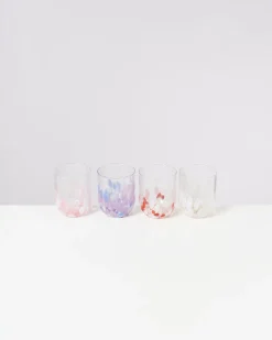 Alegria Glas groß rosé weiß