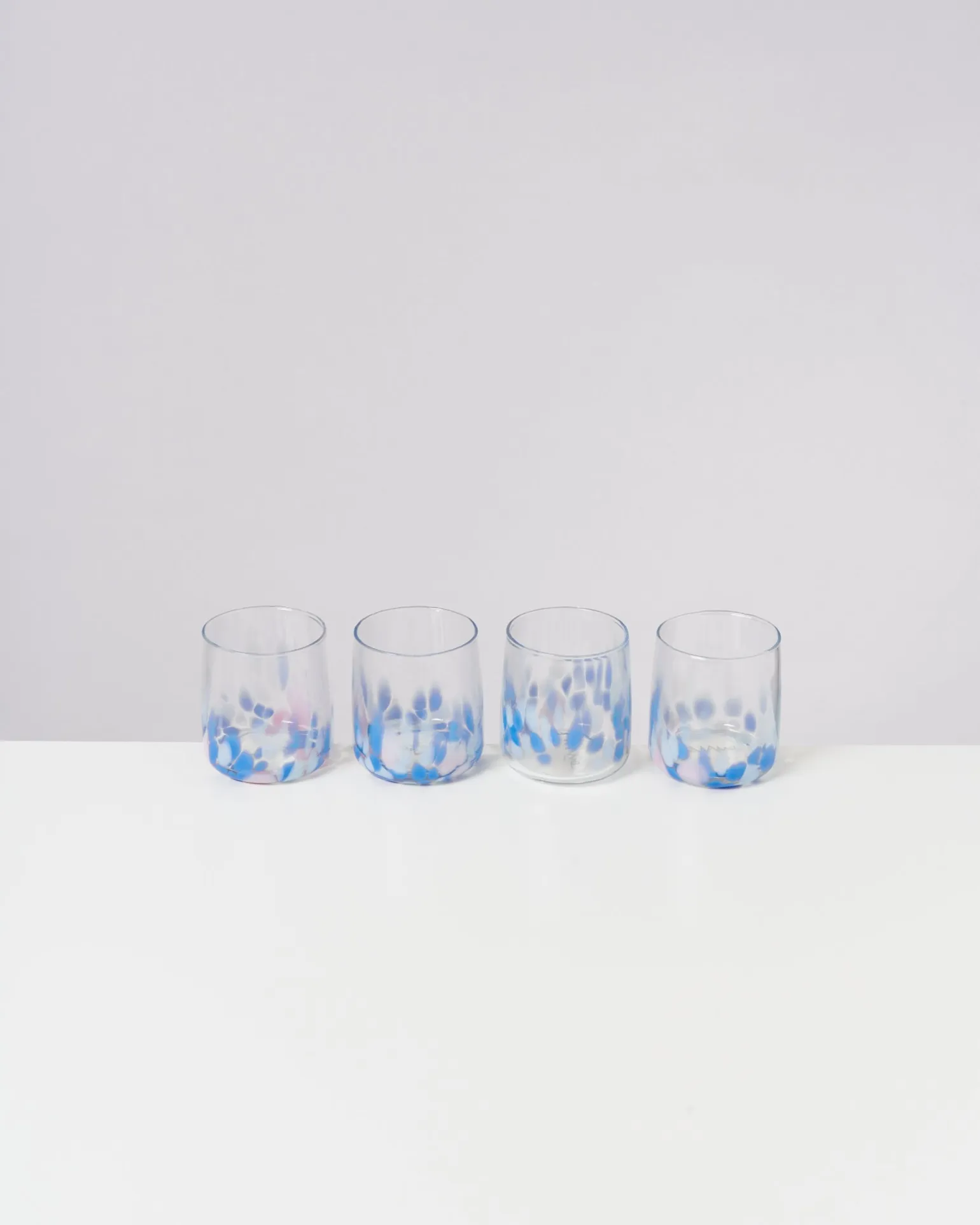 Alegria Glas klein blau rosé