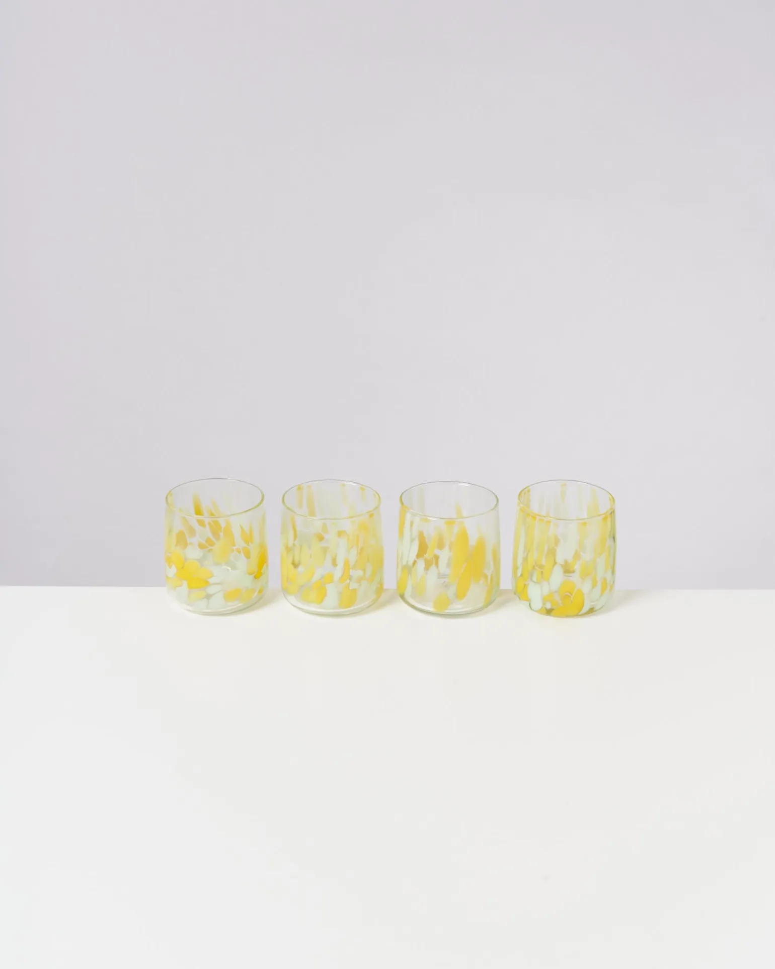 Alegria Glas klein gelb sand