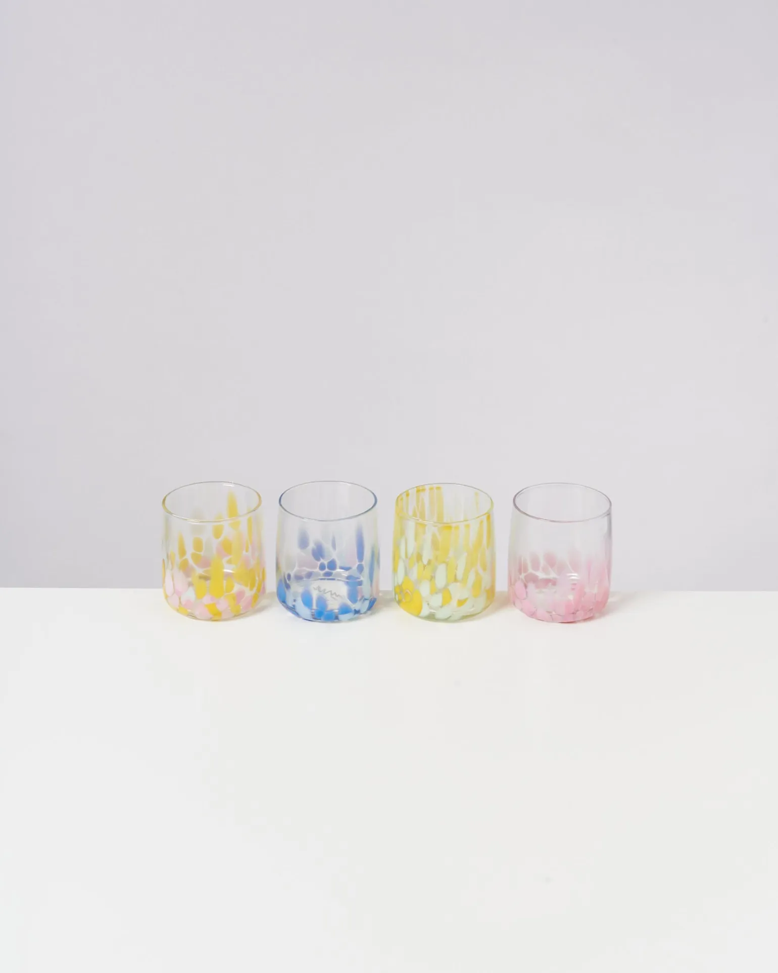 Alegria Glas klein gelb sand