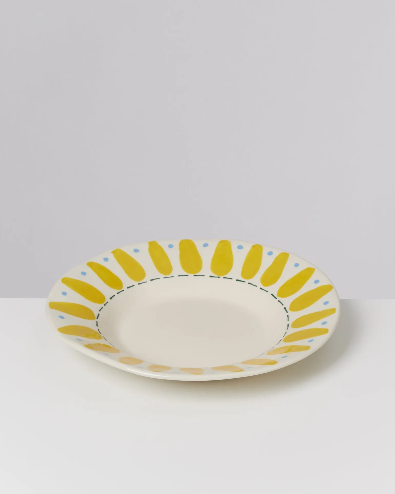 Alfama Pastateller gelb blau