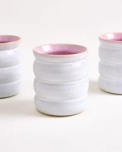 Areia Becher groß bubble rosé 6er-Set