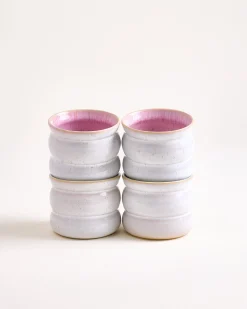 Areia Becher klein bubble rosé 4er-Set