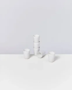 Areia Espressobecher weiß 6er-Set
