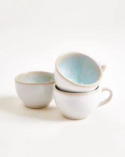 Areia Espressotasse & Espressountertasse classic azur 4er-Set