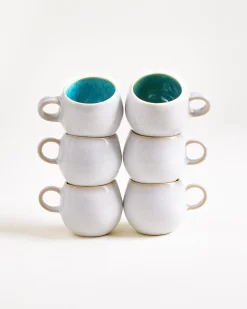 Areia Espressotasse aqua 6er-Set