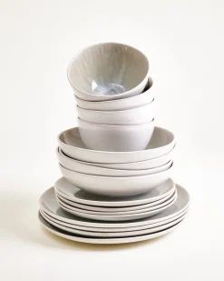 Areia Geschirr-Set grau 16-teilig
