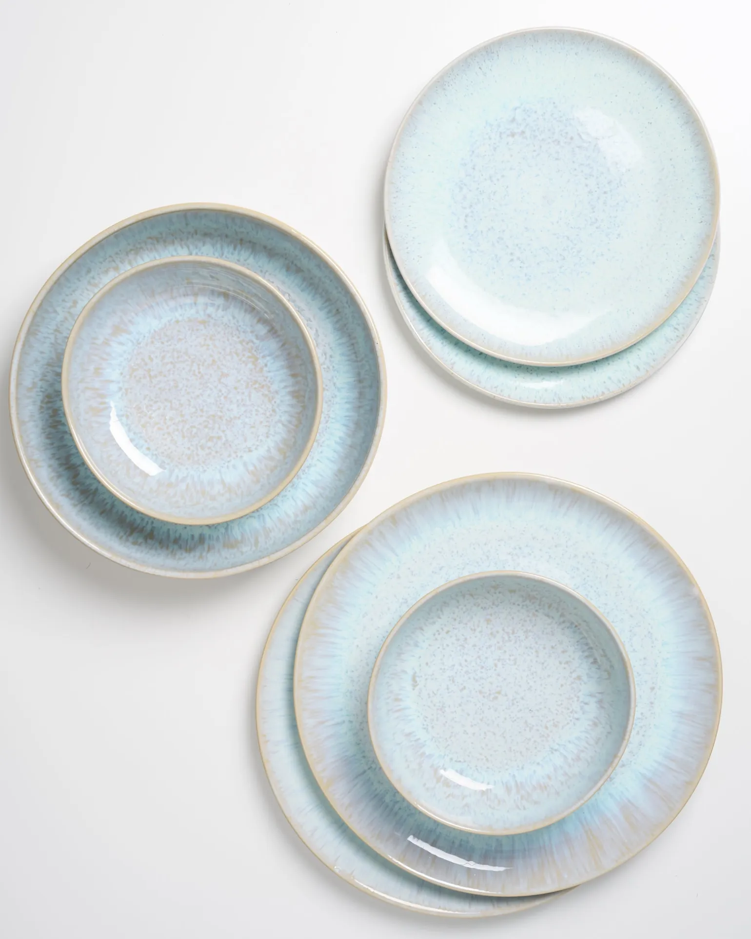 Areia Geschirr-Set modern azur 7-teilig