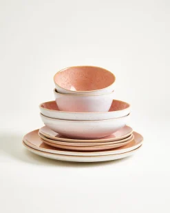 Areia Geschirr-Set pink 8-teilig