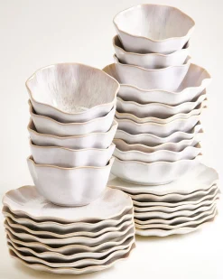 Areia Geschirr-Set shell sand 32-teilig