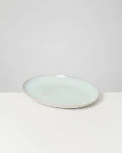 Areia Servierplatte L oval azur
