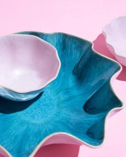 Areia Servierschale groß shell aqua