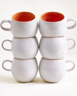 Areia Tasse groß pink 6er-Set