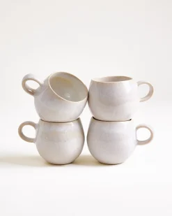Areia Tasse klein weiß 4er-Set