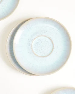 Areia Teetasse & Untertasse groß classic azur 6er-Set