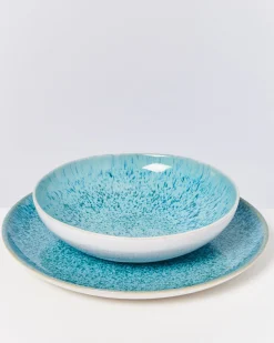 Areia Teller groß aqua