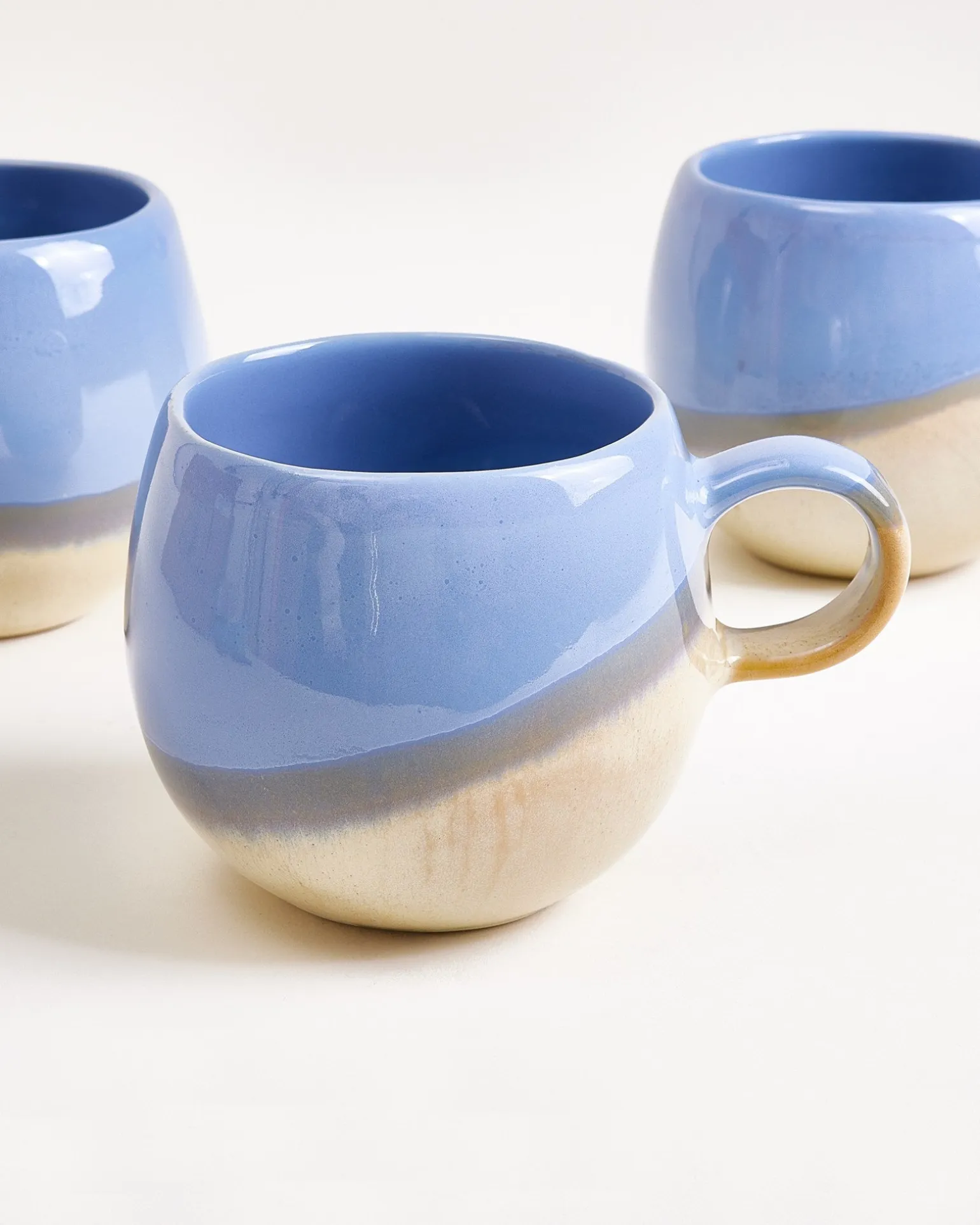 Bica Tasse groß cornflower sand 6er-Set