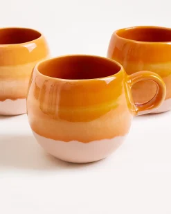 Bica Tasse groß orange 4er-Set