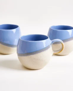 Bica Tasse klein cornflower sand 4er-Set