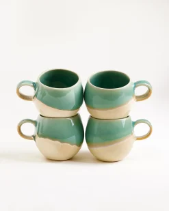 Bica Tasse klein hellgrün sand 4er-Set
