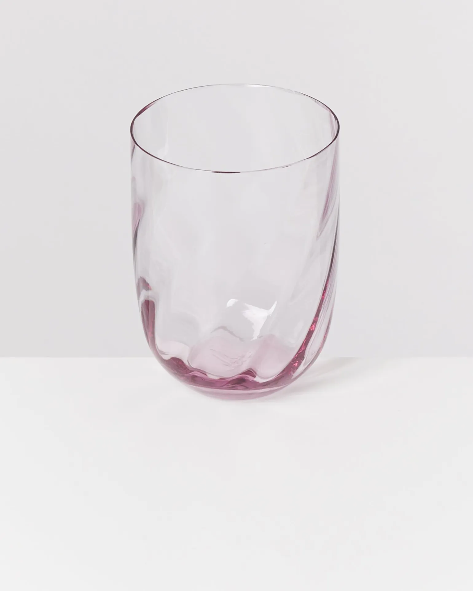 Calma Glas groß swirl lila 4er-Set