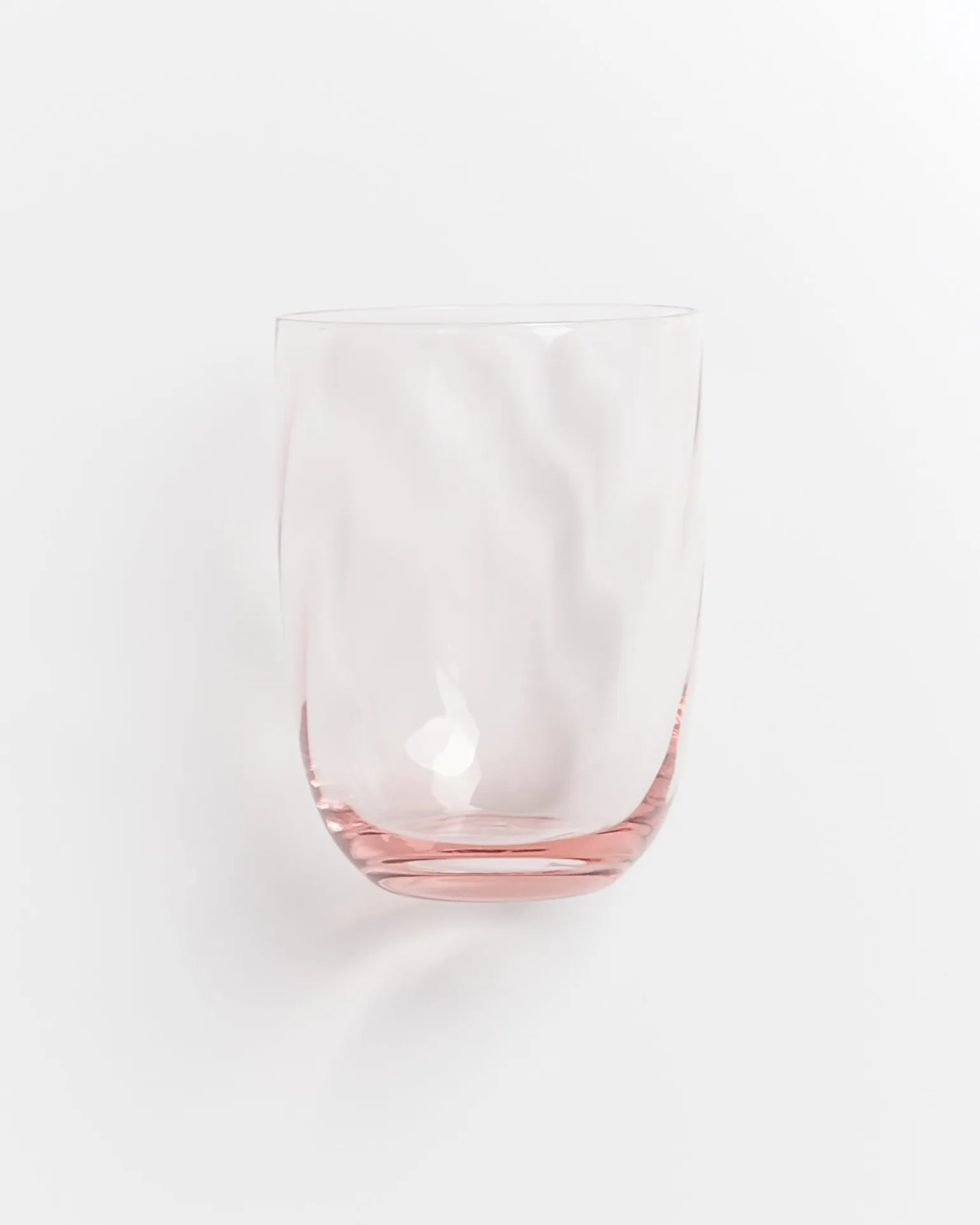 Calma Glas groß swirl rosé