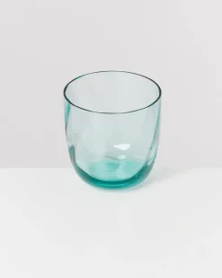 Calma Glas klein swirl grün