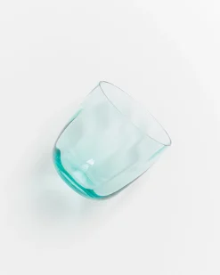 Calma Glas klein swirl grün