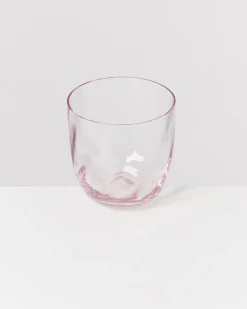 Calma Glas klein swirl rosé 4er-Set