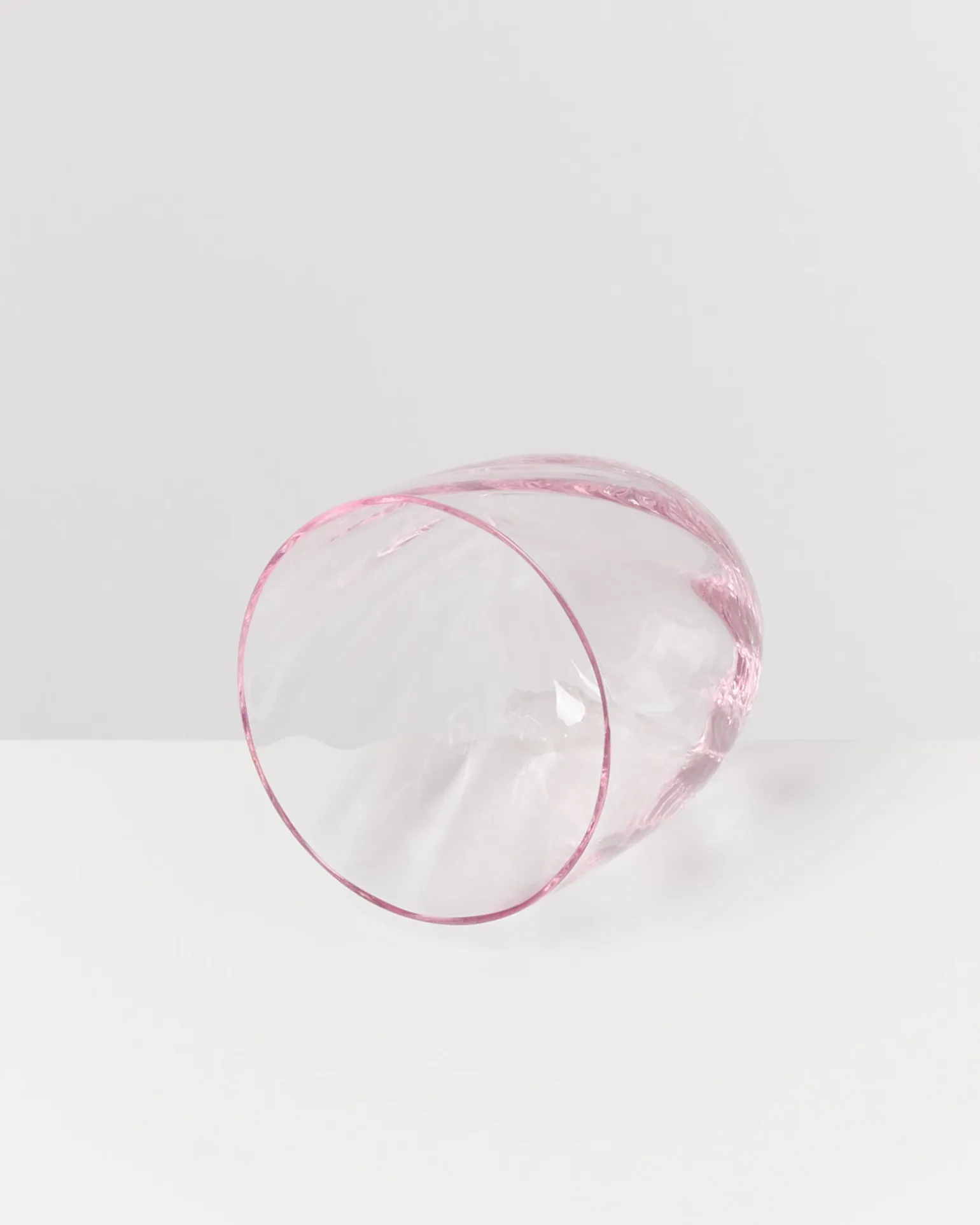 Calma Glas klein swirl rosé
