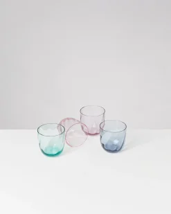 Calma Glas klein swirl rosé