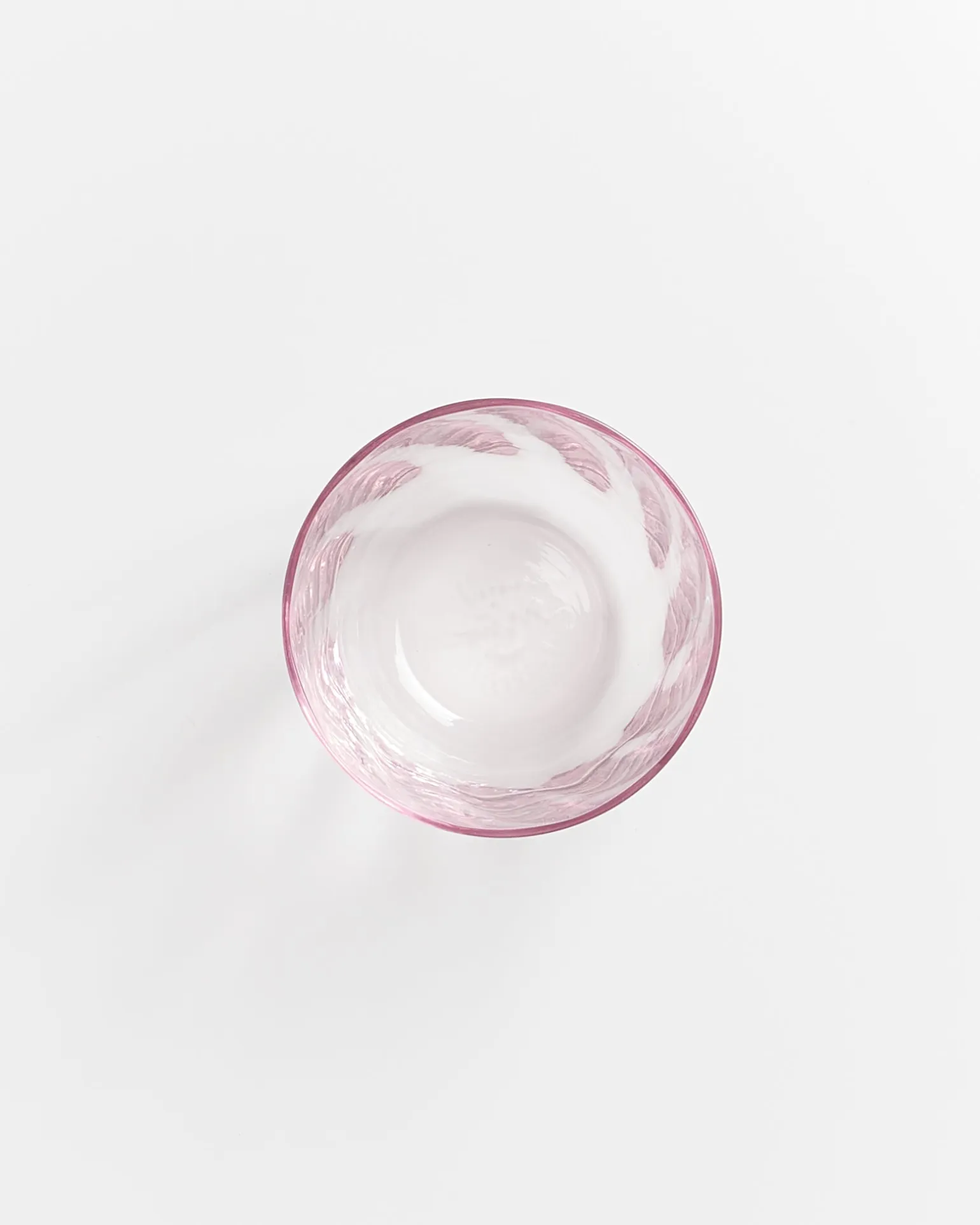 Calma Glas klein swirl rosé
