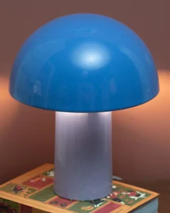 Cogumelo Keramiklampe cornflower lila