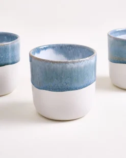 Coimbra Becher groß graublau 6er-Set