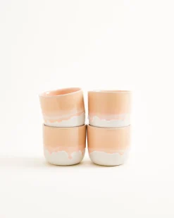 Coimbra Becher klein apricot 4er-Set
