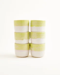 Coimbra Becher klein lime 6er-Set