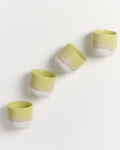 Coimbra Espressobecher lime 4er-Set