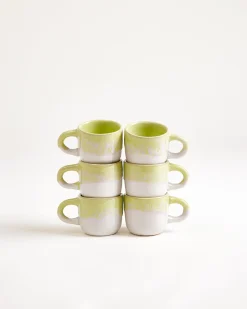Coimbra Espressotasse lime 6er-Set