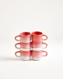 Coimbra Espressotasse pink 6er-Set