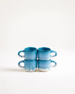 Coimbra Espressotasse türkis 4er-Set